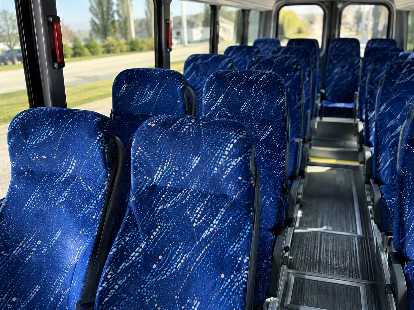 18 passenger minibus interior