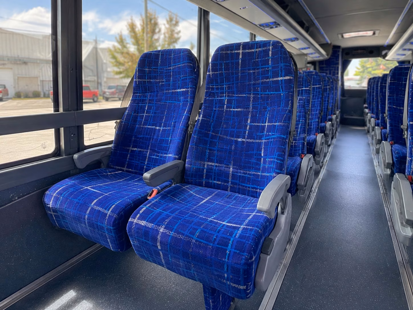 westminster charter bus interior